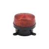 S-FIRE SF-STRR Mini estrobo color Rojo con montaje de pestaña/ Montaje de 68 mm diámetro y 5 cm alto/ Consumo de corriente de solo 150mA
