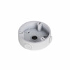 DAHUA PFA136 - Caja de conexiones para camaras domo DAHUA. El modelo PFA136 es una caja de conexiones impermeable para cámaras mini domo con anclaje en 4 puntos, construida de aluminio.