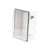 PRECISION PST-1929-14ET Gabinete Plástico ABS, Puerta Transparente, Uso en Intemperie IP66 (190 x 290 x 140 mm) cierre por Broche Inoxidable y Permite Cerrado con Candado y Llave (Perno 5mm) No Incluido