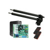Kit Pistón Home Super Jetflex,El kit incluye 2 pistones, 1 central triflex, 2 juegos de fijación y 2 controles ZAP.