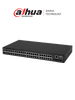 DAHUA AS4300-48GT4GF - Switch Gigabit de 48 Puertos Administrable/ Capa 2/ 10/100/1000 Base-T/ 4 x SFP 1Gbps/ Carcasa Metalica/ Switching 104G/ Tasa de Reenvio de Paquetes 77.4 Mbps/