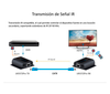 SAXXON LKV372PRO- Kit extensor de video HDMI/ 1080p/Cat6 / 6A Cobre / Hasta 50 metros/ Loop HDMI en transmisor/ Transmisor IR/ Plug and play