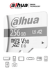 DAHUA TF-P100/256G - Dahua Memoria Micro SD de 256 GB UHS-I/ C10/U3/V30/A2/ Velocidad  de Lectura 100 MB/s/ Velocidad de Escritura de 80 MB/s/ Especializada para Videovigilancia
