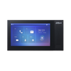 DAHUA VTH2421FB-P - Monitor IP táctil de 7" Serie Pro, con 8GB de memoria embebida, PoE estándar, ranura MicroSD, soporta llamada grupal, videos, mensajes, 6 entradas/salidas de alarma, y hasta 9 monitores adicionales