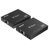 EPCOM TT-672PRO Kit Extensor HDMI para distancias de 70 metros / Resolución 4K x 2K@ 60 Hz/ Cat 6, 6a y 7 / IPCOLOR / CERO LATENCIA / SIN COMPRIMIR / Salida Loop / Control IR / Salida de audio de 3.5mm / PoC