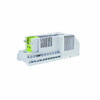 INTEC PT-1 FUENTE DE VOLTAJE INTERFON, Fabricado con plástico de alto impacto y autoextinguible en color blanco.