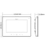 DAHUA VTH5221DS2 - Monitor IP Touch de 7" con conectividad WiFi y Ethernet, compatible con PoE 802.3af. Admite MicroSD de hasta 32GB, soporta hasta 32 cámaras IP y 20 frentes de calle.