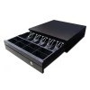GHIA GCD581 - Cajon de Dinero - Acero - 5 Billetes - 8 Monedas - RJ11 para Impresora de Recibos - 405x420x100 mm (L x W x H) - Color Negro