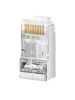 TCE LN-NET-RJCAT6B-30u-PASS - Bote con 100 Plugs Pass through RJ45 Cat6 BLINDADO chapado de oro a 30 micras, Frecuencia máxima: 250 MHz, adecuada para redes de alta velocidad.