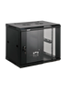 SAXXON SA661201 - Gabinete de pared de 12 UR, fijo, capacidad de carga de 60 Kg. Dimensiones: 60x60x63.5 cm, Gabinete prearmado, Diseñado para montaje en pared