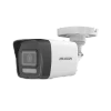 HIKVISION DS-2CE16K0T-LFS [Dual Light + ColorVu] Bala TURBOHD 3K (5 Megapixel) / Lente 2.8 mm / 30 mts IR + 20 mts Luz Blanca / Gran Angular 104.9° / Exterior IP67 / Micrófono Integrado / dWDR / 4 Tecnologías / Metal