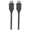 MANHATTAN 355308- Cable HDMI de Alta Velocidad de 1.5 metros/ Resolución 4k@30Hz,ARC, 3D, 4K@30Hz, HDMI Macho a Macho, Blindado, 1.5 m (5 ft), Negro,Un cable de alta velocidad que ofrece un rendimiento de alta definición.HDMI