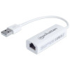 MANHATTAN 506731 - Adaptador Fast Ethernet USB de Alta Velocidad 2.0, Alámbrico, es compacto y de alto rendimiento que le permite actualizar su computadora de escritorio o portátil,100 Mbit/s.