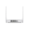 MERCUSYS MW302R Router Inalámbrico N / 2.4 GHz de 300 Mbps / 1 Puerto WAN 10/100 Mbps / 2 Puertos LAN 10/100 Mbps / 2 antenas de 5 dBi / Compatible con IPV6 e IPTV