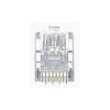 Plug RJ45 Cat5e, Para Cable UTP de Calibres 24-26 AWG, Chapado en Oro de 50 micras, Paquete de 50 piezas