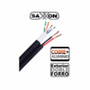 SAXXON OUTP5ECCAEXT2E - Bobina de Cable UTP Cat5e Siames/ 305 Metros/ Uso Exterior/ CCA/ UTP+Cables de Energía Cal. 18 AWG/ Doble Forro en Cable UTP/ Ideal para Cableado de Video.