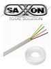 SAXXON OWA4305JF- Cable de alarma de 4 conductores/ CCA/ Calibre 22 AWG/ 305 metros/ Retardante a la flama/ Recomendable para control de acceso/ Videoportero/ Audio.