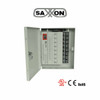 SAXXON PSU1213D8H- Fuente de Poder Profesional de 11 a 15 vcd/ 13 Amperes/ Para 8 Cámaras Hasta 4k/ 1.6 Amperes por Canal/ Protección contra Sobrecargas/ Filtro de Ruido por Canal/ Uso rudo/