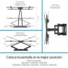 STEREN SOPORTE DE PANTALLA / 37'' - 90'' / PARED / FIJO / MAX 70Kg / 