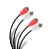 STEREN 255-125 CABLE DE 2 PLUGS RCA A 2 
