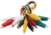 STEREN CAI-202 JUEGO 5 CABLES CAIMAN MEDIANO,4.3CM,5AMP VARIOS COLORES, Soportan hasta 5 Amperes.
