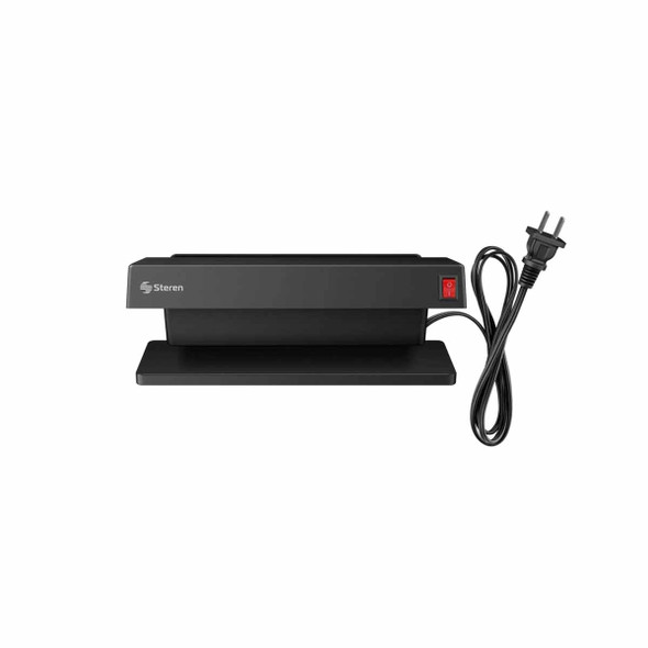 STEREN SEG-050 LAMPARA UV DETECTORA DE BILLETES FALSOS,NEGRO, Asegurarás fácilmente y con certeza que son auténticos.