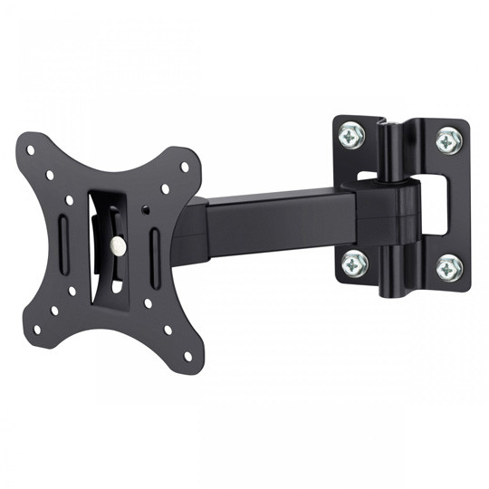 STEREN STV-021 SOPORTE PARA PANTALLA LCD de 13 a 27 pulgadas. Su brazo te permitirá acercar la pantalla hacia ti y moverla de manera horizontal, de izquierda a derecha, además la base puede inclinar hacia arriba o abajo 20°. 