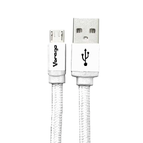 VORAGO CAB-113BCO CAB USB-MICROUSB BLANCO 