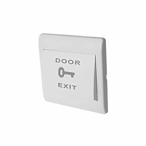 ACCESPRO PRO802B Botón de salida de plástico / Contacto Normalmente abierto, Para uso en interior. Fabricado en plástico retardante al fuego, Tensión que soporta menor/igual a 24Vcc.