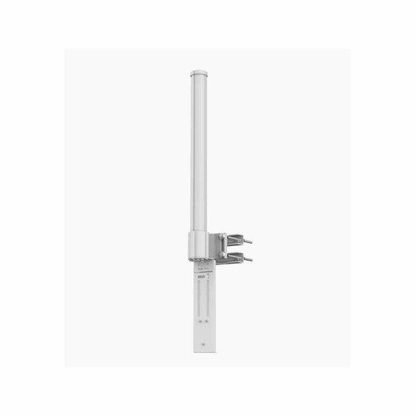 Antena Omnidireccional de 360° AirMetro con 13 dBi en Banda 5Ghz (5150-5850 Mhz) Slant 90° Compatibilidad Multi-Marca para enlaces Multipunto, Conectores SMA Hembra Inverso