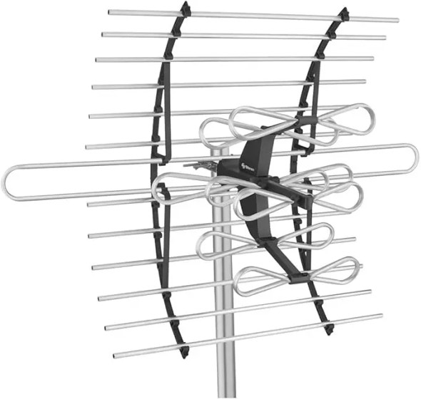 STEREN Antena UHF aérea de 20 elementos HD / 