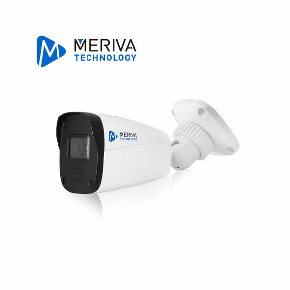 CAMARA IP BULLET MERIVA TECHNOLOGY MOB-201S4L / 2MP / 2.8MM / H.265+ / 20M IR