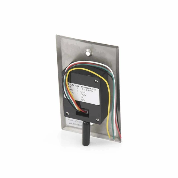 ACCESSPRO ACCESSK1 Botón de Salida sin Contacto/ Sensor IR / Iluminado / Normalmente Abierto y Cerrado / Distancia Ajustable de Detección