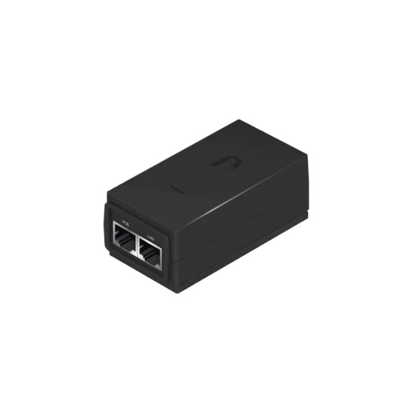 ADAPTADOR POE-24-12W UBIQUITI / 24 VDC / 0.5 A / COMPATIBLE CON AIRGATEWAY / con conexión a tierra incluido.