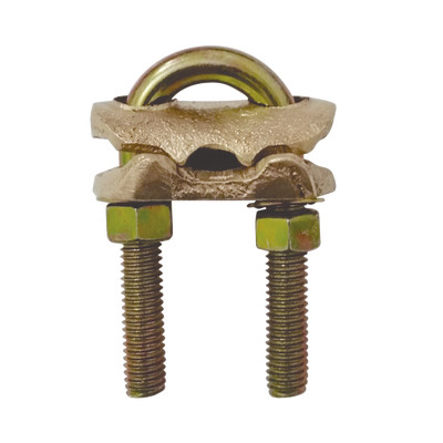 Conector Tipo Perro para Varilla 5/8" a Cable Calibre 4 a 2/0 AWG