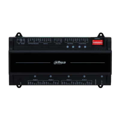 DAHUA ASC2202B-D - Panel de Control de Acceso de 2 Puertas y 4 Lectoras/ TCP/IP/ Wiegand/ 100,000 Usuarios, 3,000 Huellas y 500,000 Registros/ Soporta Interlock, Anti-passback, Desbloqueo Remoto/ Funcion WatchDog