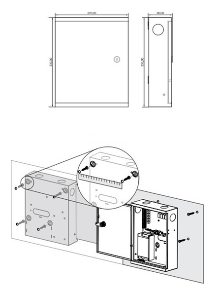 DAHUA ASC2204C-H - Control de acceso TCP/IP, avanzado que gestiona 4 puertas con 4 lectoras vía Wiegand o RS485, soporta hasta 200,000 tarjetas, 150,000 eventos y es compatible con biométricos