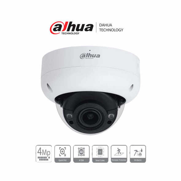DAHUA DH-IPC-HDBW3441R-ZS-S2 - Cámara IP Domo Antivandálica Resolución de 4 MP