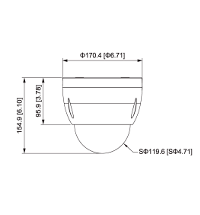 DAHUA DH-SD42215-HC-LA - Cámara PTZ de 2 Megapíxeles/ 1080p/ 15x de Zoom Óptico