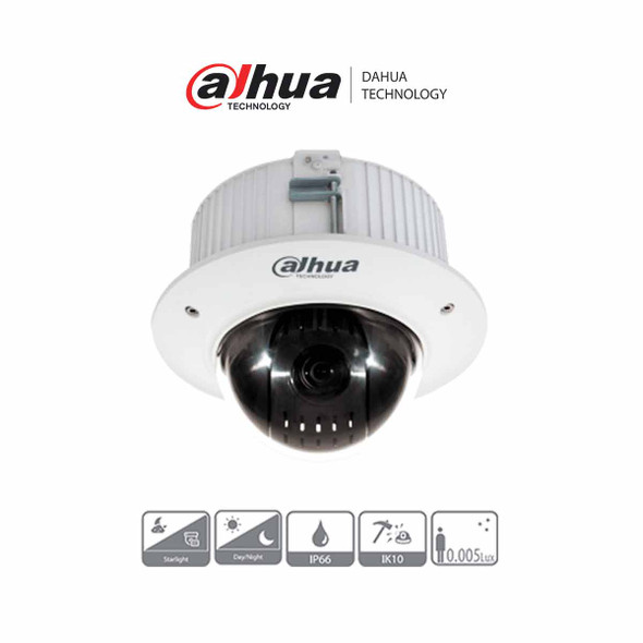 DAHUA DH-SD42C215-HC-LA - Cámara Domo PTZ de 2 Megapíxeles/ 1080p/ 15x de Zoom Óptico