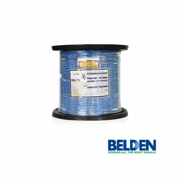 BELDEN 24120061000 - CABLE UTP / IBDN/ GIGAFLEX/ 2412 CMR/ CAT6 AZUL/ 4 PARES / 23 AWG / FORRO PVC /305 MTS.