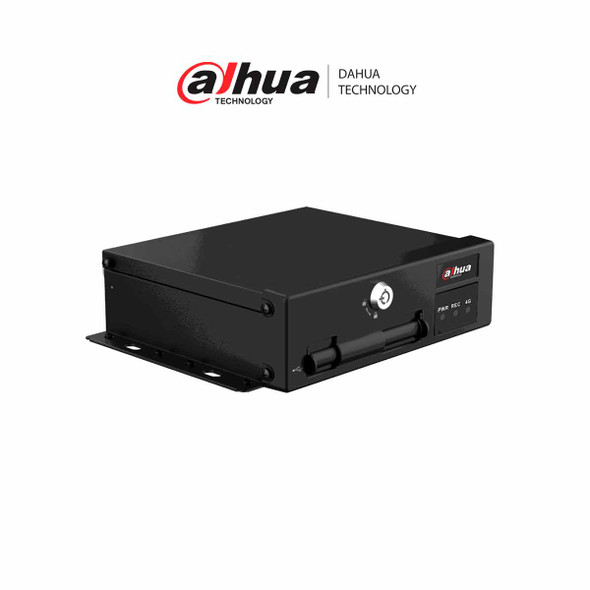 DAHUA DHI-MXVR4104-GFWI - DVR Movil de 4 Canales HDCVI 1080p+4 Canales IP/ H.265/ GPS