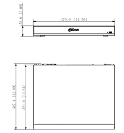 DAHUA DHI-NVR5216-16P-I/L - NVR de 16 Canales 4k/ WizMind/ 16 Puertos PoE/ H.265+
