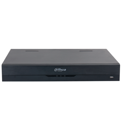 DAHUA DHI-NVR5416-16P-EI -  NVR de 8 Megapixeles/ 16 Canales IP/ WizSense/ 16 Puertos Poe/ 8 con ePoE/ 4 Bahias para Discos Duros/ 2 Canales con Reconocimiento Facial/ SMD Plus/ Soporta Camaras con IA/ Protección Perimetral/ #LoNuevo