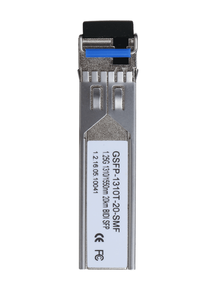 DAHUA GSFP-1310T-20-SMF - Modulo de Fibra Optica SFP/ Monomodo/ Transmisión Bidirecciónal/ Conector LC/ Hasta 20Km/ TX 1310nm,RX 1550nm