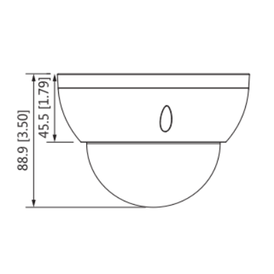 DAHUA HAC-HDBW1801R-Z - Camara Domo 4k Antivandalica/ 8 Megapixeles/ Lente Motorizado de 2.7 a 13.5 mm