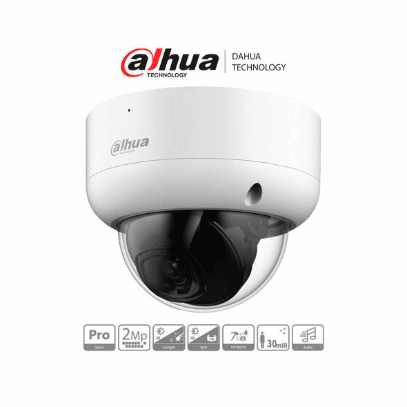 DAHUA HAC-HDBW2241EAN-A - Camara Domo Antivandalica de 2 MP/ Serie Pro/ Lente de 2.8 mm