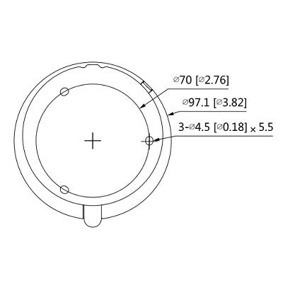 DAHUA HAC-HDW1209TLQP-LED - Cámara Domo Full Color de 2 Megapíxeles/ 1080p