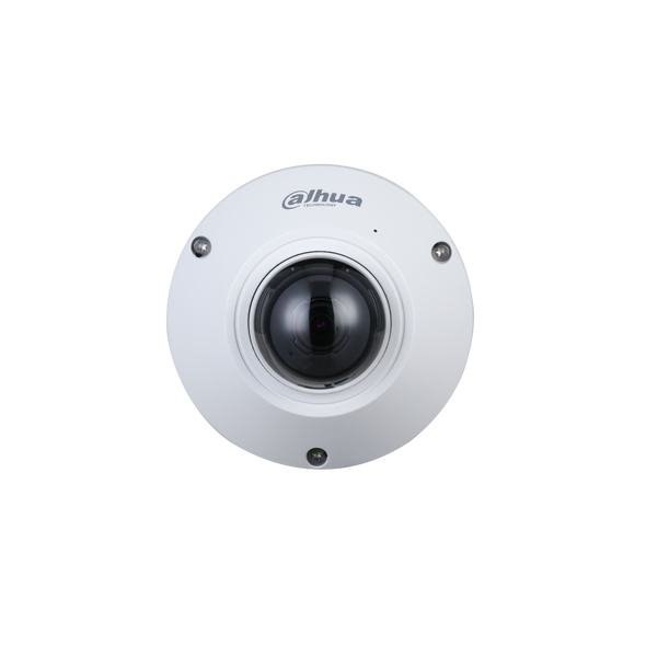 DAHUA IPC-EB5541-AS - Camara IP FishEye de 5 Megapixeles/ WizMind/ 360 Grados/ H.265/ Microfono Integrado + 1 Canal de E&S/ E&S De Alarma/ Mapa de Calor/ Conteo de Personas/ IP67/ IK10/ WDR Real/ PoE