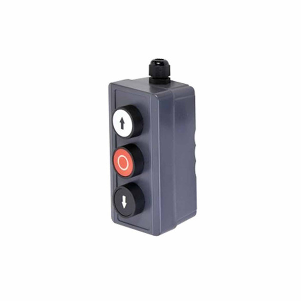 ACCESSPRO XBSSW01 Botonera Triple de USO RUDO Para Barreras Vehiculares, Operadores Corredizos y Abatibles.